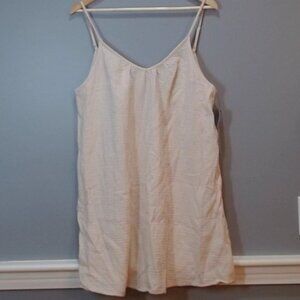 Shade & Shore™ Women’s Gauze Cover-Up Dress Cream M | Adjustable Straps